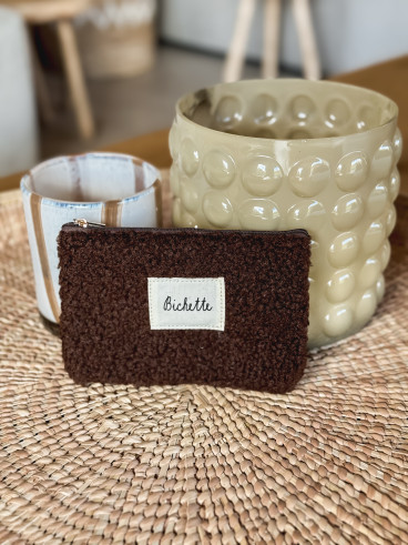 Pochette "Bichette" - Chocolat