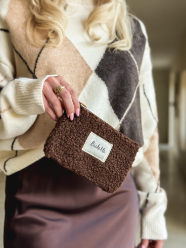 Pochette "Bichette" - Chocolat