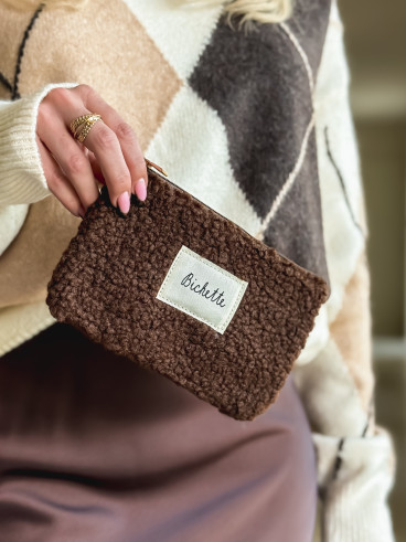 Pochette "Bichette" - Chocolat