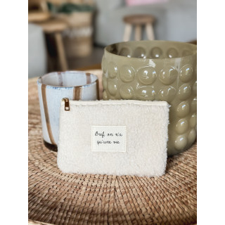 Pochette "Bref" - Ecru