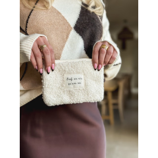 Pochette "Bref" - Ecru