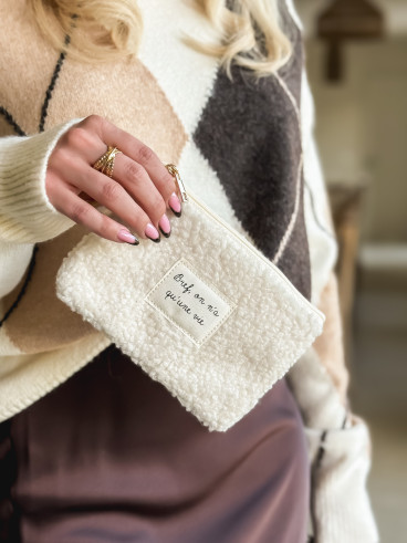 Pochette "Bref" - Ecru