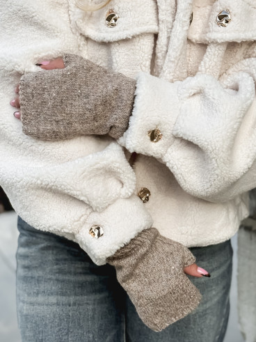 Mitaines Alcéa - Taupe