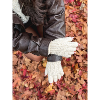 Mitaines Edelweiss - Beige