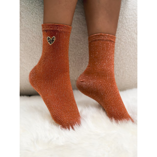 Chaussettes Odile - Orange