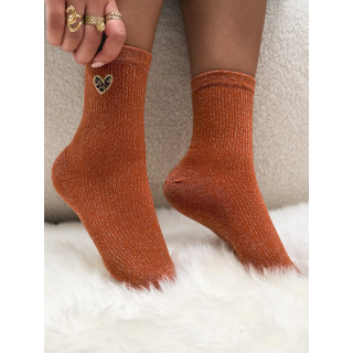 Chaussettes Odile - Orange