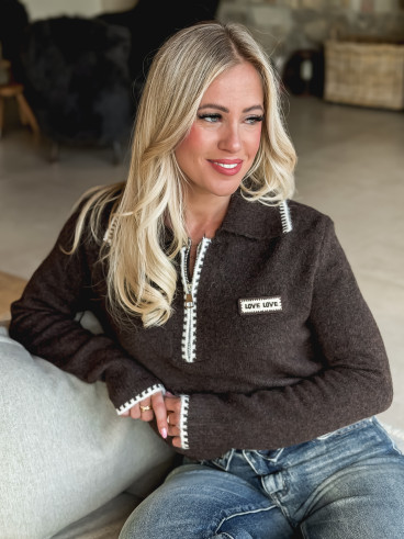 Pull Isalia - Chocolat Pull Isalia - Chocolat