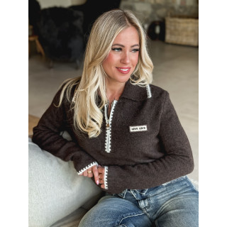 Pull Isalia - Chocolat