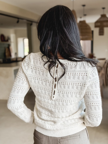 Pull Anja - blanc Pull Anja - blanc
