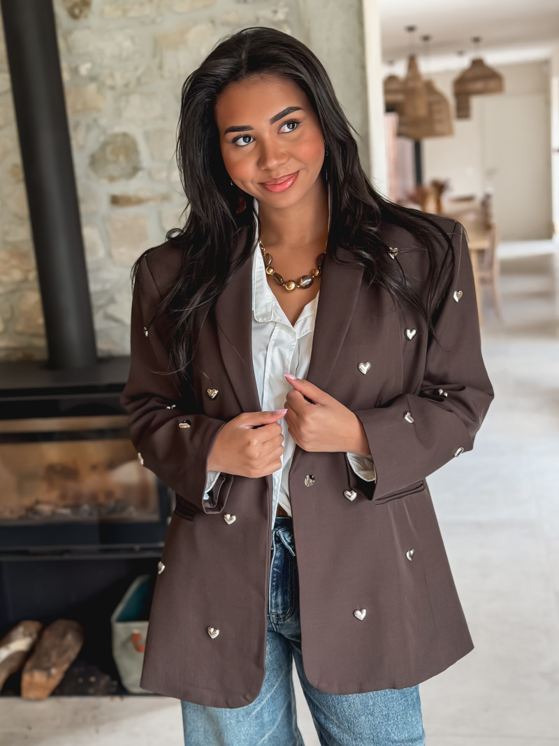 Blazer Klara - Chocolat