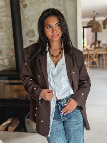 Blazer Klara - Chocolat