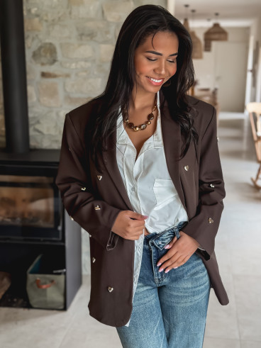 Blazer Klara - Chocolat