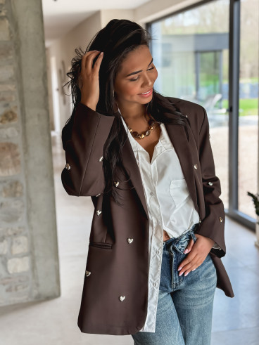 Blazer Klara - Chocolat