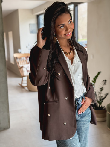Blazer Klara - Chocolat