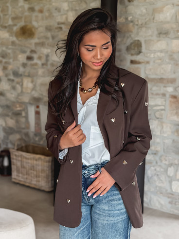 Blazer Klara - Chocolat
