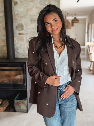 Blazer Klara - Chocolat