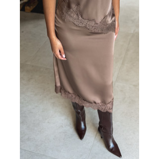 Jupe longue Lidwina - Taupe