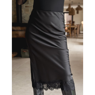 Jupe longue Lidwina - Noir