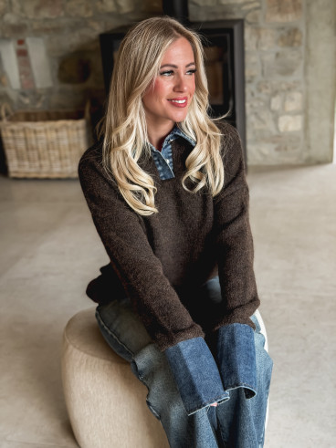 Pull Eloana - Chocolat