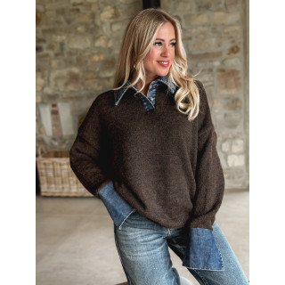 Pull Eloana - Chocolat