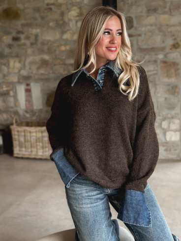 Pull Eloana - Chocolat