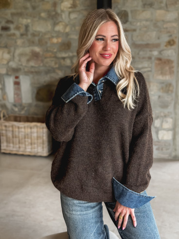 Pull Eloana - Chocolat