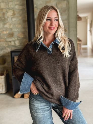 Pull Eloana - Chocolat