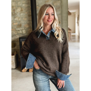 Pull Eloana - Chocolat