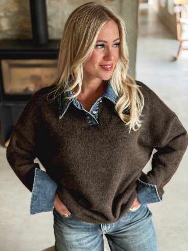 Pull Eloana - Chocolat