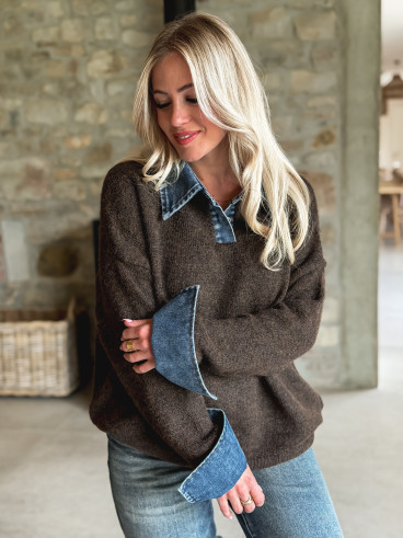 Pull Eloana - Chocolat