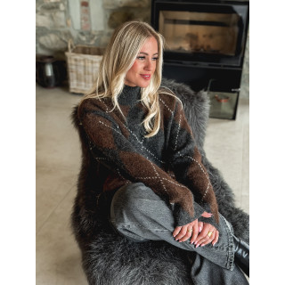 Pull Verginia - Gris/Chocolat