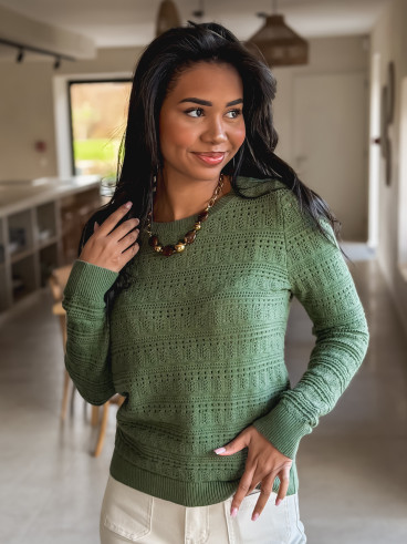 Pull Anja - Kaki Pull Anja - Kaki