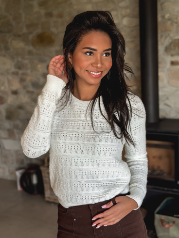 Pull Anja - Crème