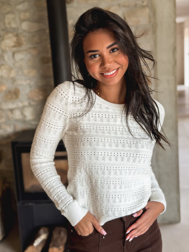 Pull Anja - Crème