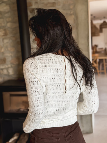 Pull Anja - Crème