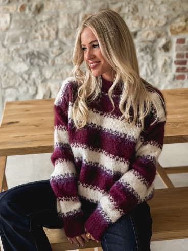 Pull Appolina - Bordeaux