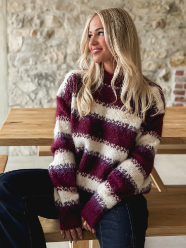 Pull Appolina - Bordeaux Pull Appolina - Bordeaux