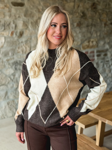 Pull Mélisse - Chocolat