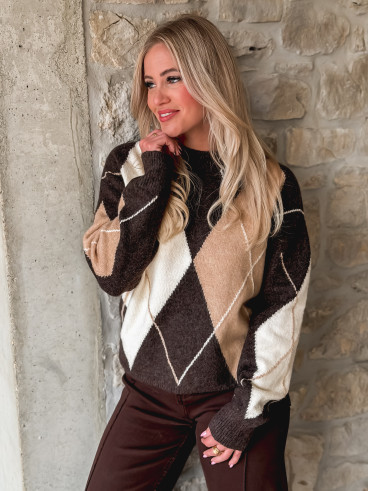 Pull Mélisse - Chocolat