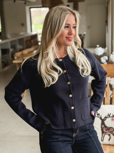 Gilet Ielena - Bleu marine