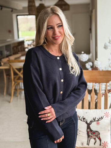 Gilet Ielena - Bleu marine