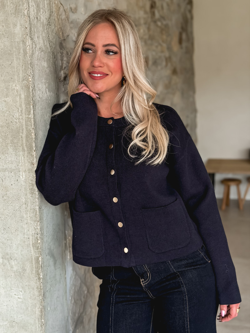 Gilet Ielena - Bleu marine