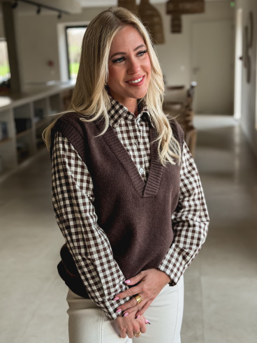 Pull Mahé - Chocolat