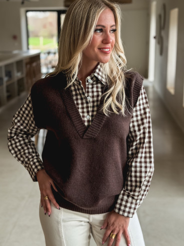 Pull Mahé - Chocolat