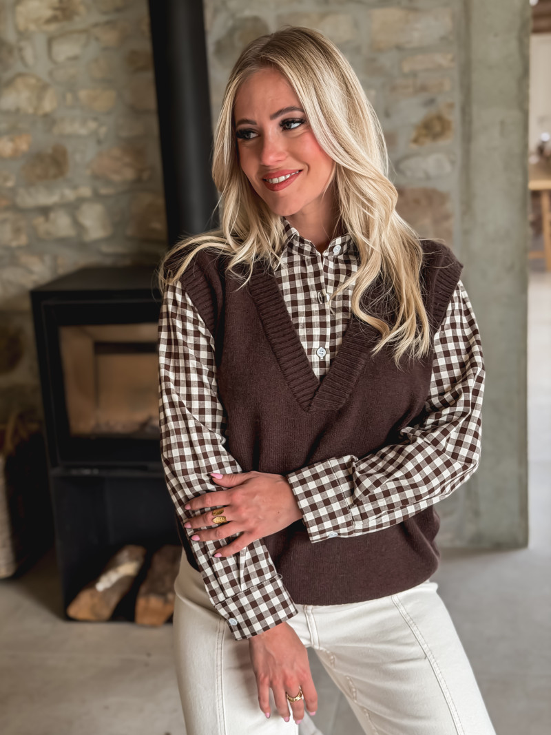 Pull Mahé - Chocolat