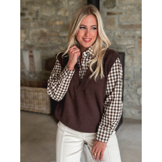 Pull Mahé - Chocolat