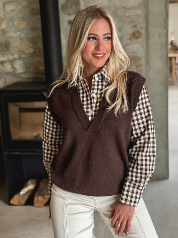 Pull Mahé - Chocolat