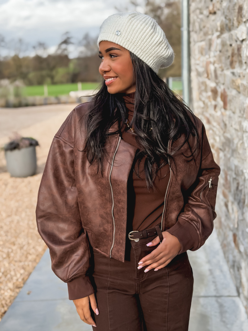 Bomber Kristina - Chocolat Bomber Kristina - Chocolat