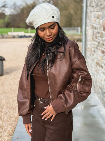 Bomber Kristina - Chocolat