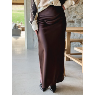 Jupe longue Vaïana - Chocolat